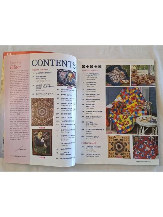 Australian Patchwork Quilting Magazine Vol 10 No 9 Autumn Quilts Projects - Picture 2 of 6